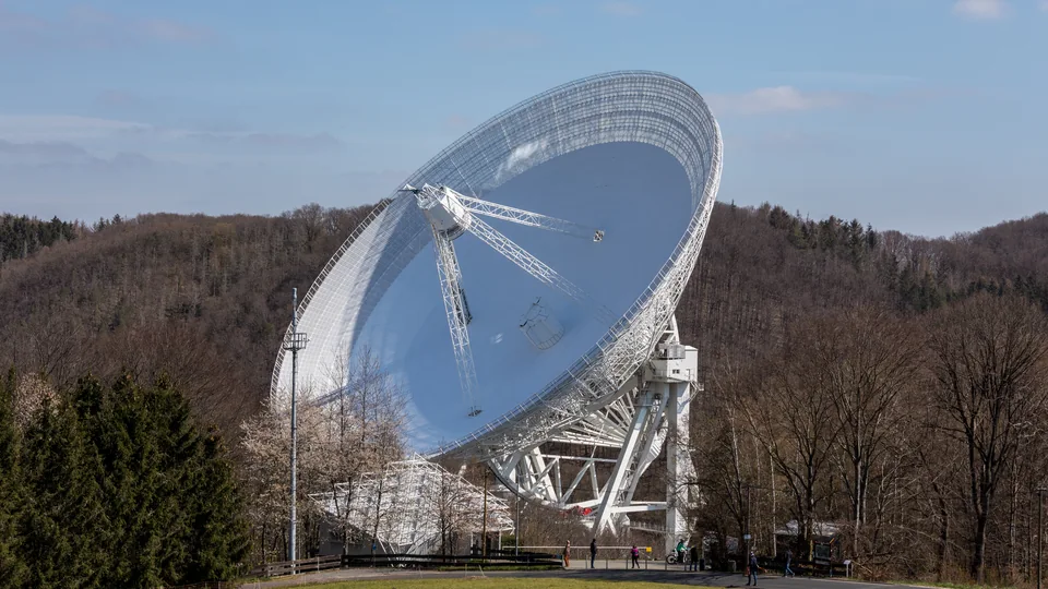 The Effelsberg radio telescope in Germany